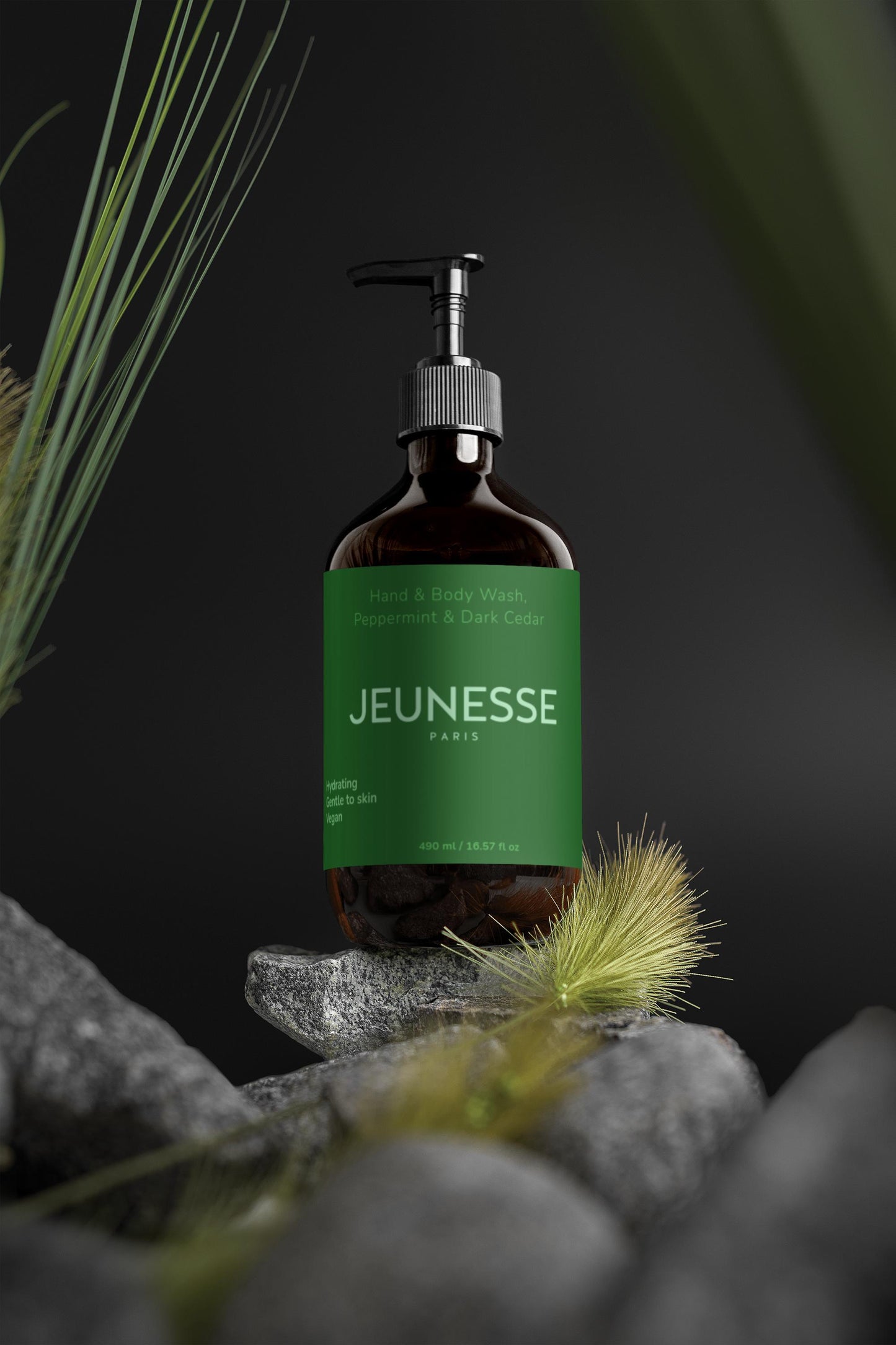 Jeunesse Hand & Body Wash, Peppermint & Dark Cedar