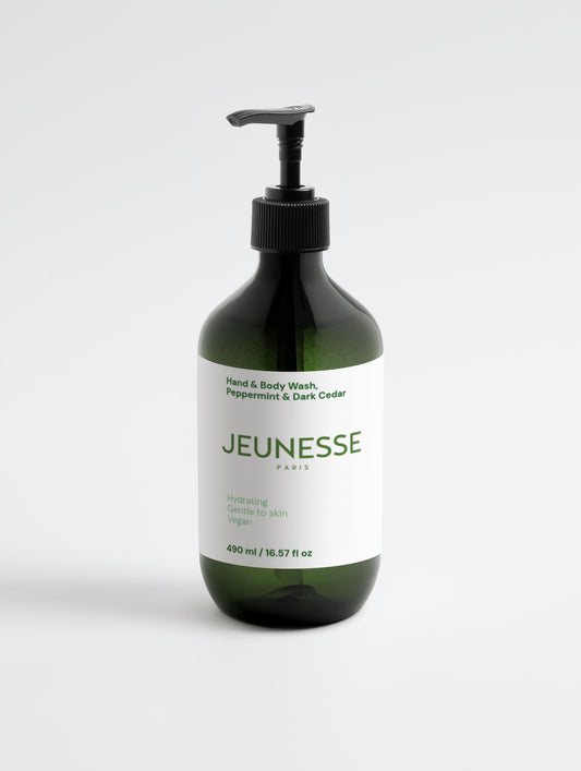 Jeunesse Hand & Body Wash, Peppermint & Dark Cedar