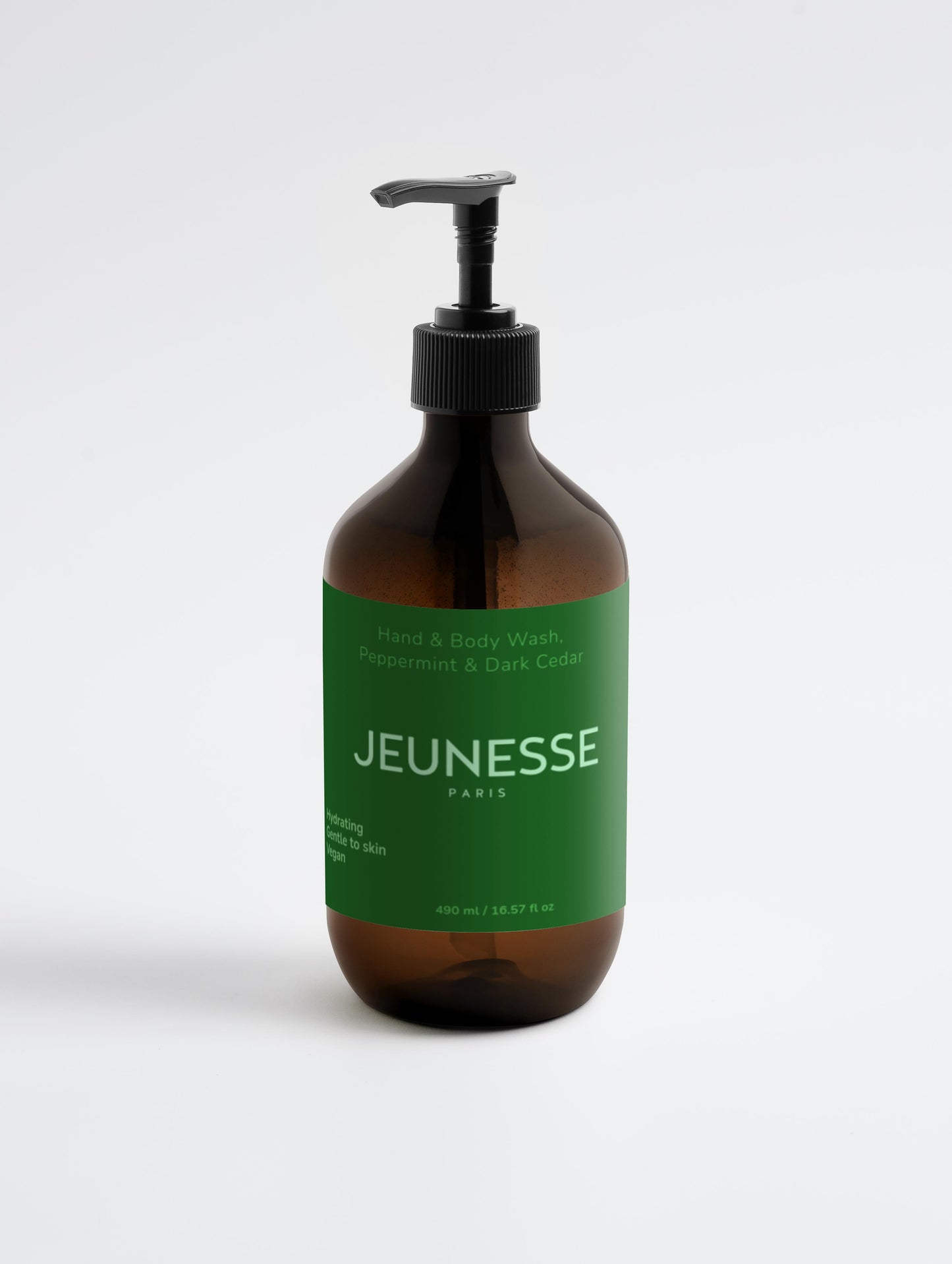 Jeunesse Hand & Body Wash, Peppermint & Dark Cedar