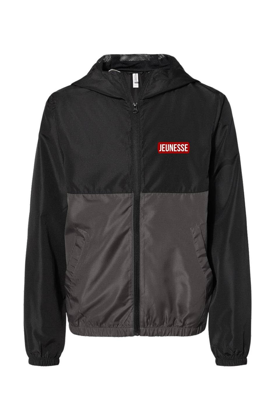 Jeunesse Black Graphite Windbreaker Jacket